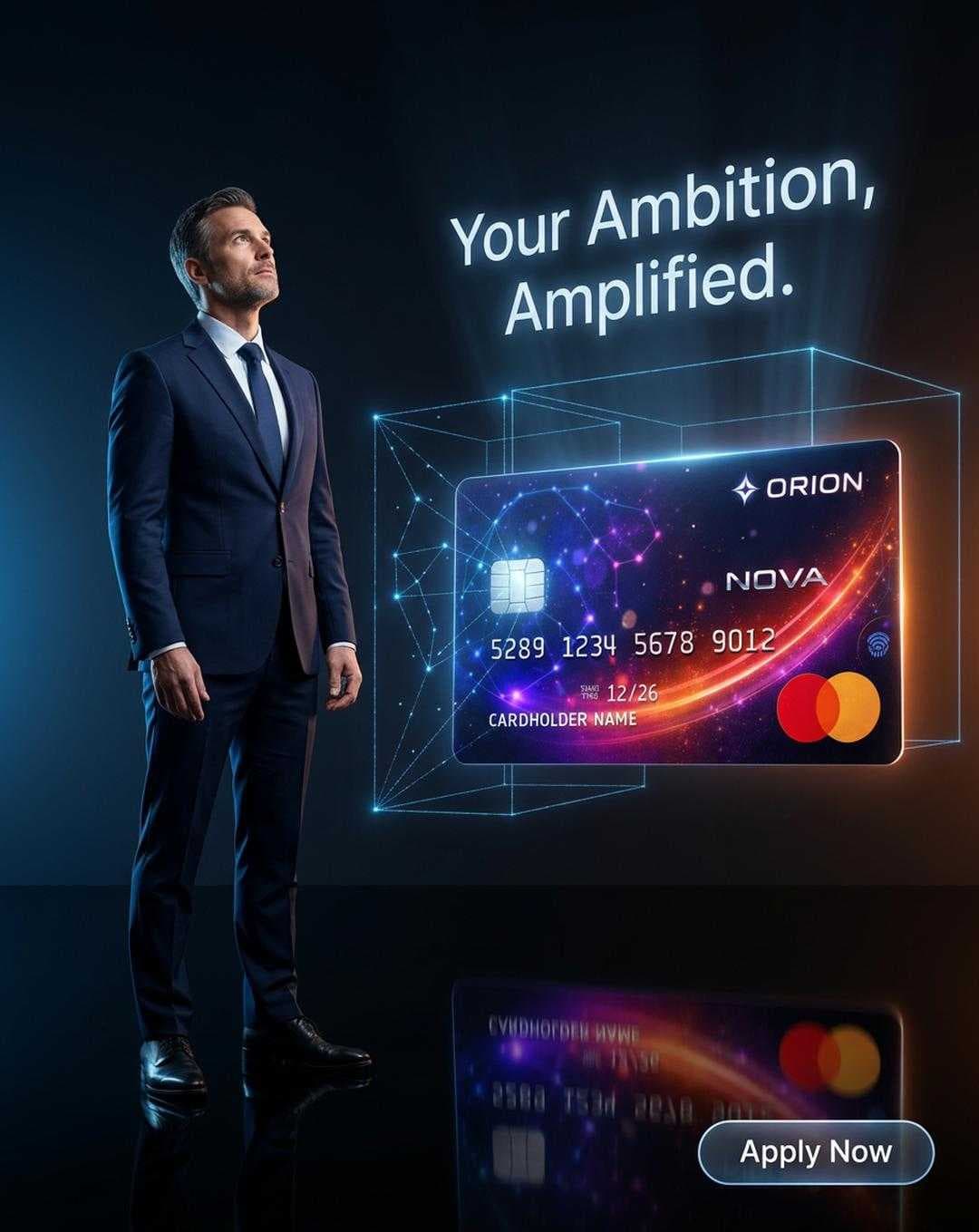 Orion portrait ad creative