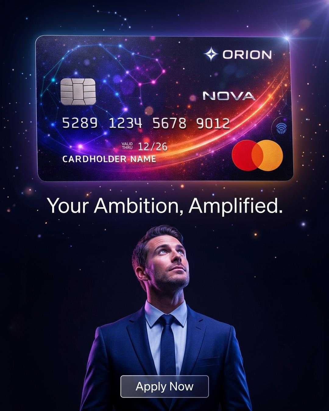 Orion portrait ad creative