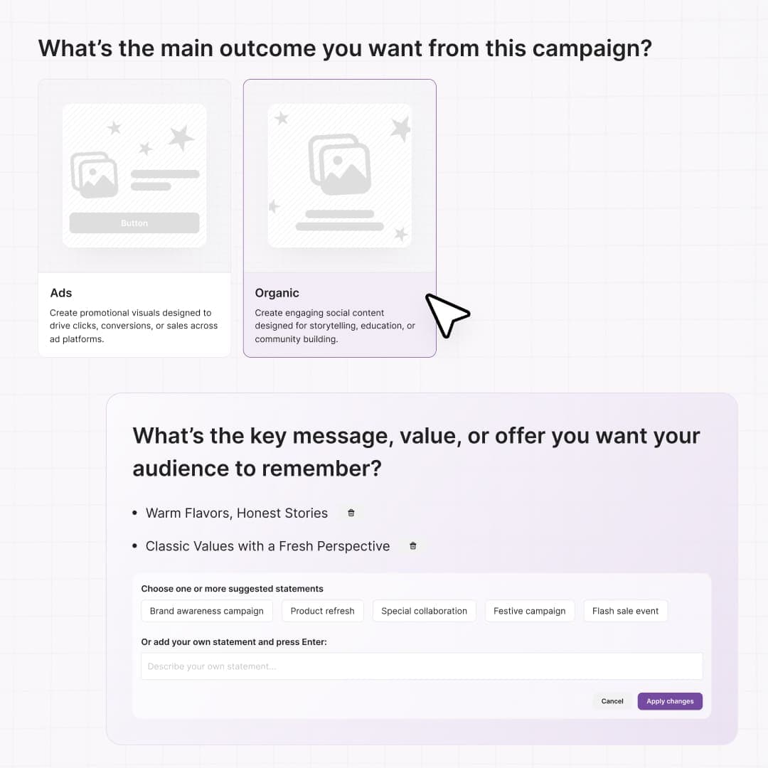 Brief step illustration