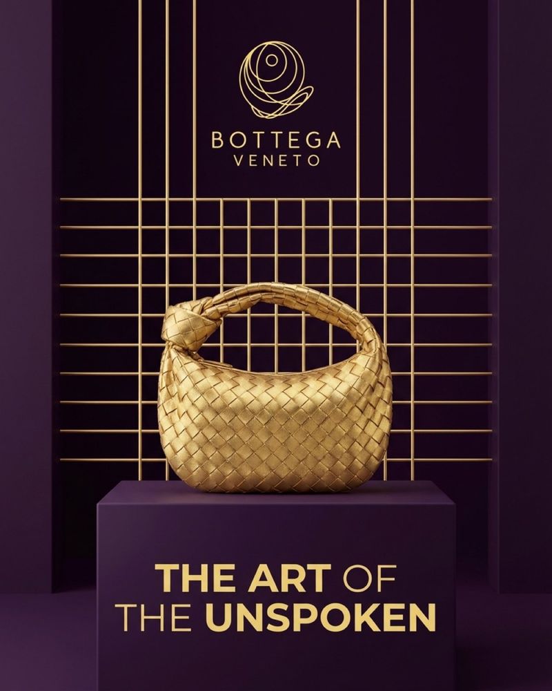 Bottega Veneto gold bag